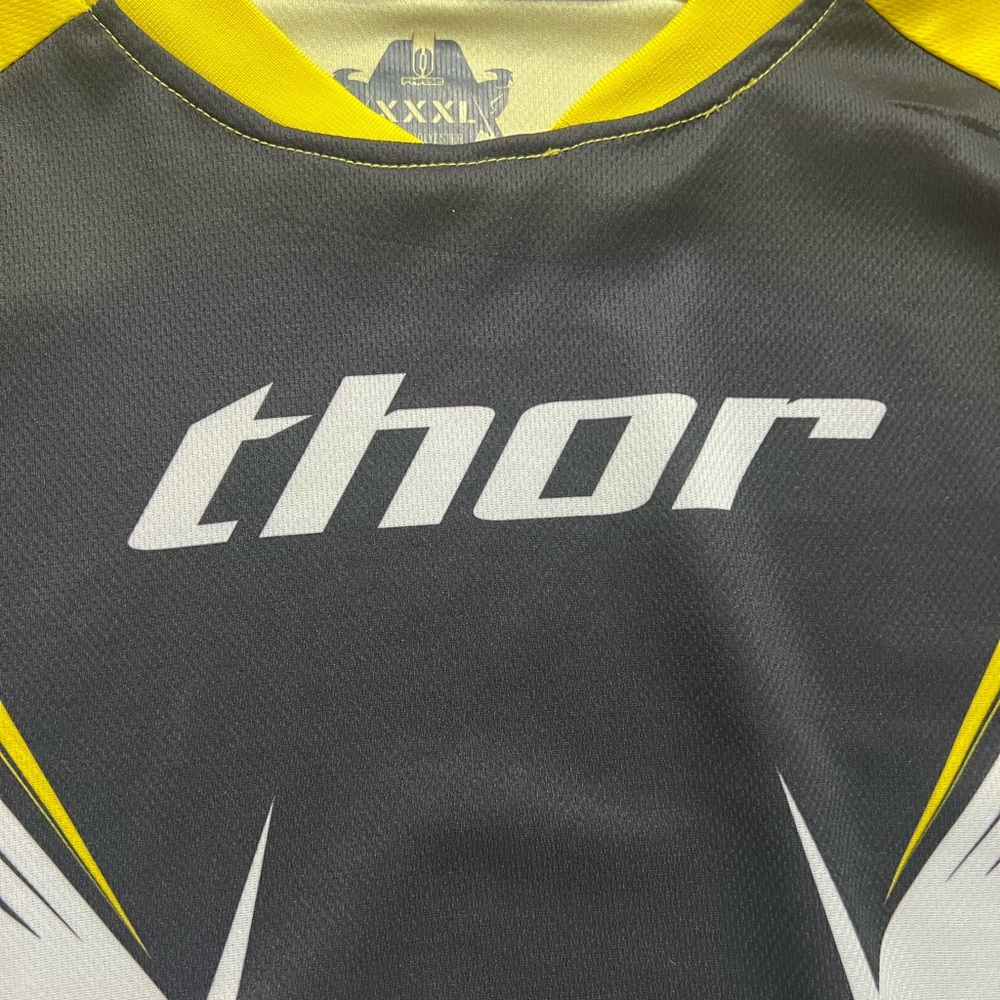 Thor XXXL Black and Yellow Graphic Jersey - Picture 2 of 11